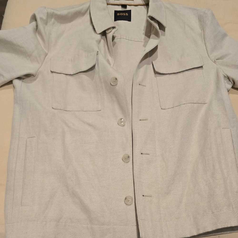 Boss Light Cream Casual Jacket